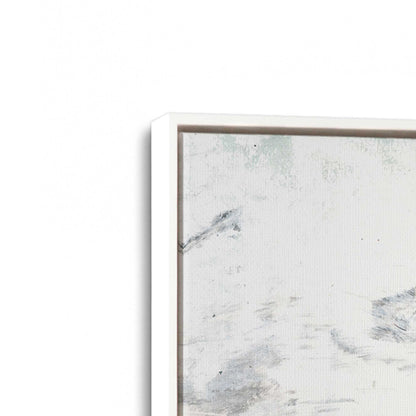 [Color:Opaque White], Picture of art in a White frame at an angle