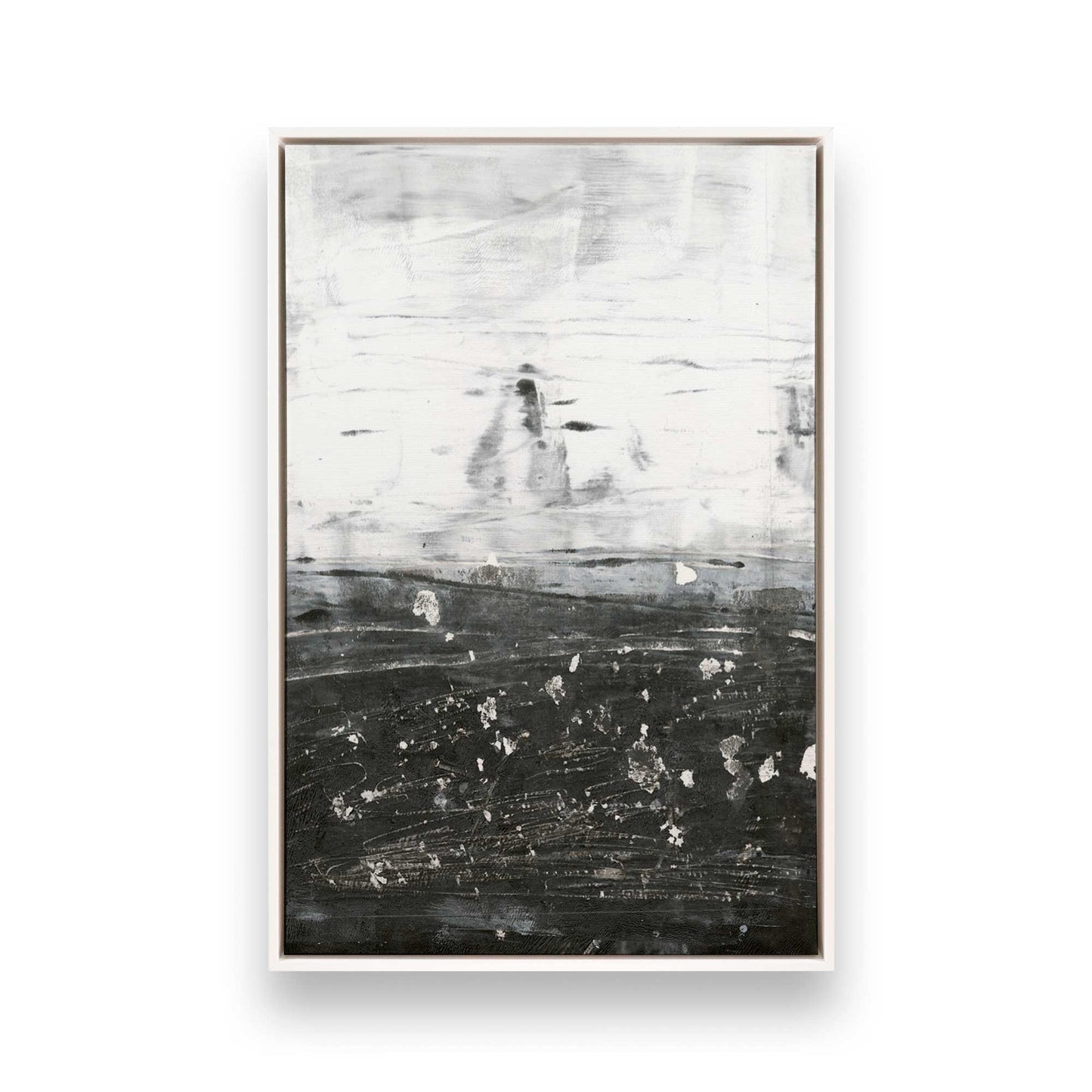 [Color:Opaque White], Picture of art in a White frame