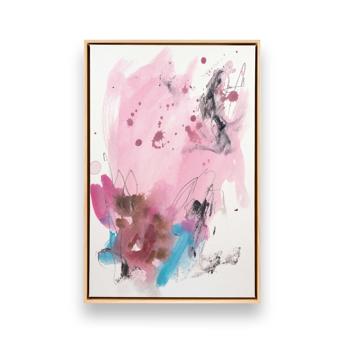 [Color:American Maple], Picture of art in a American Maple frame