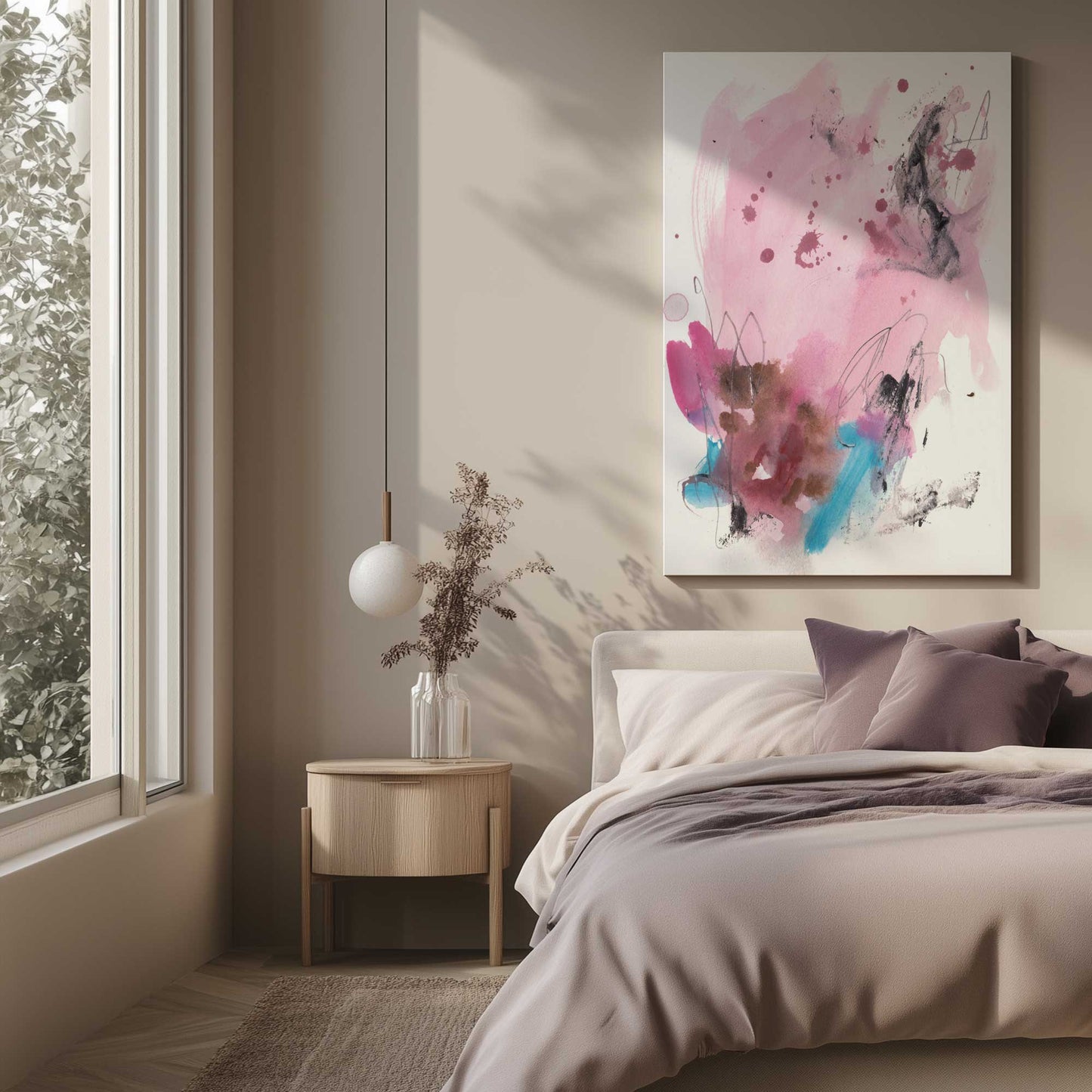 Picture of art in a room