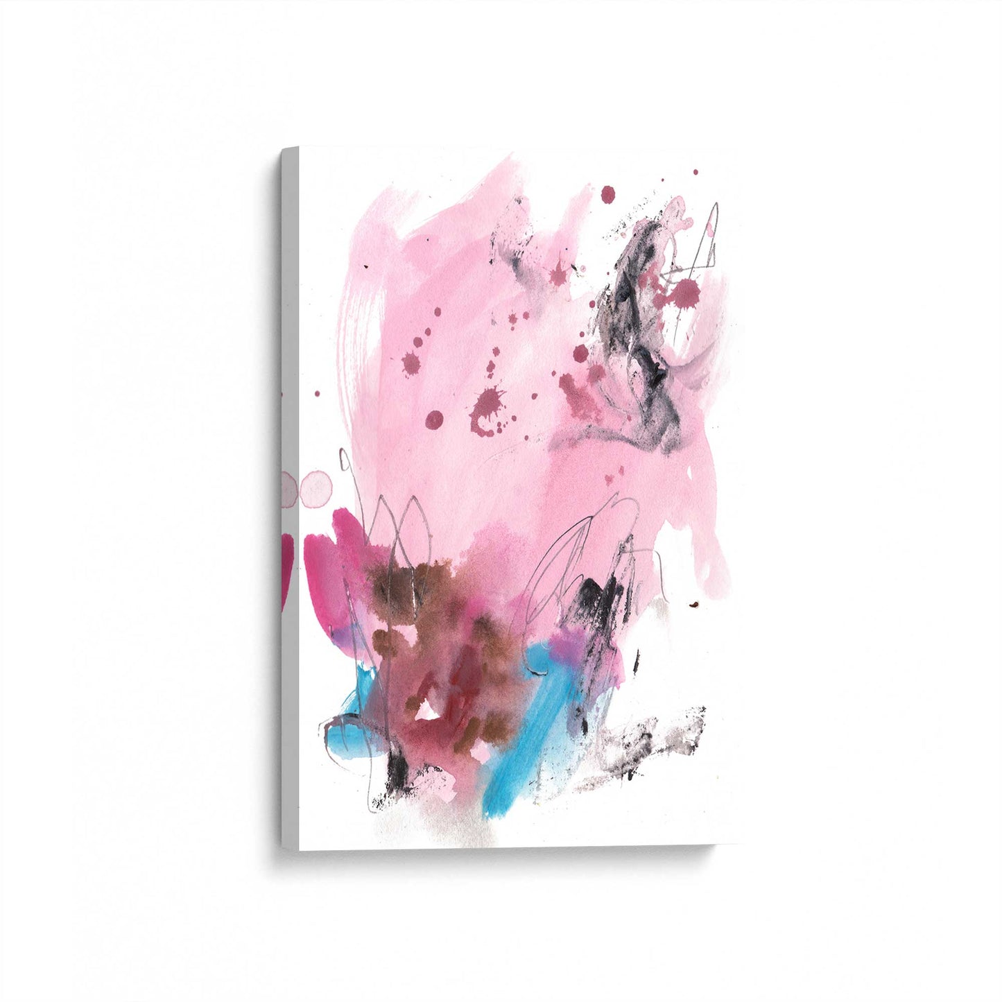 [Color:Stretched Canvas], Picture of art at an angle