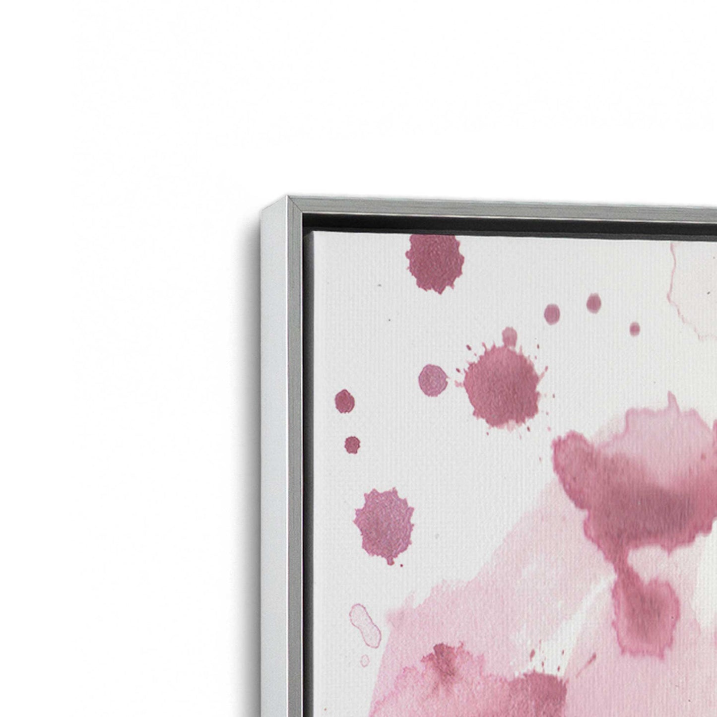 [Color:Polished Chrome], Picture of art in a Polished Chrome frame at an angle
