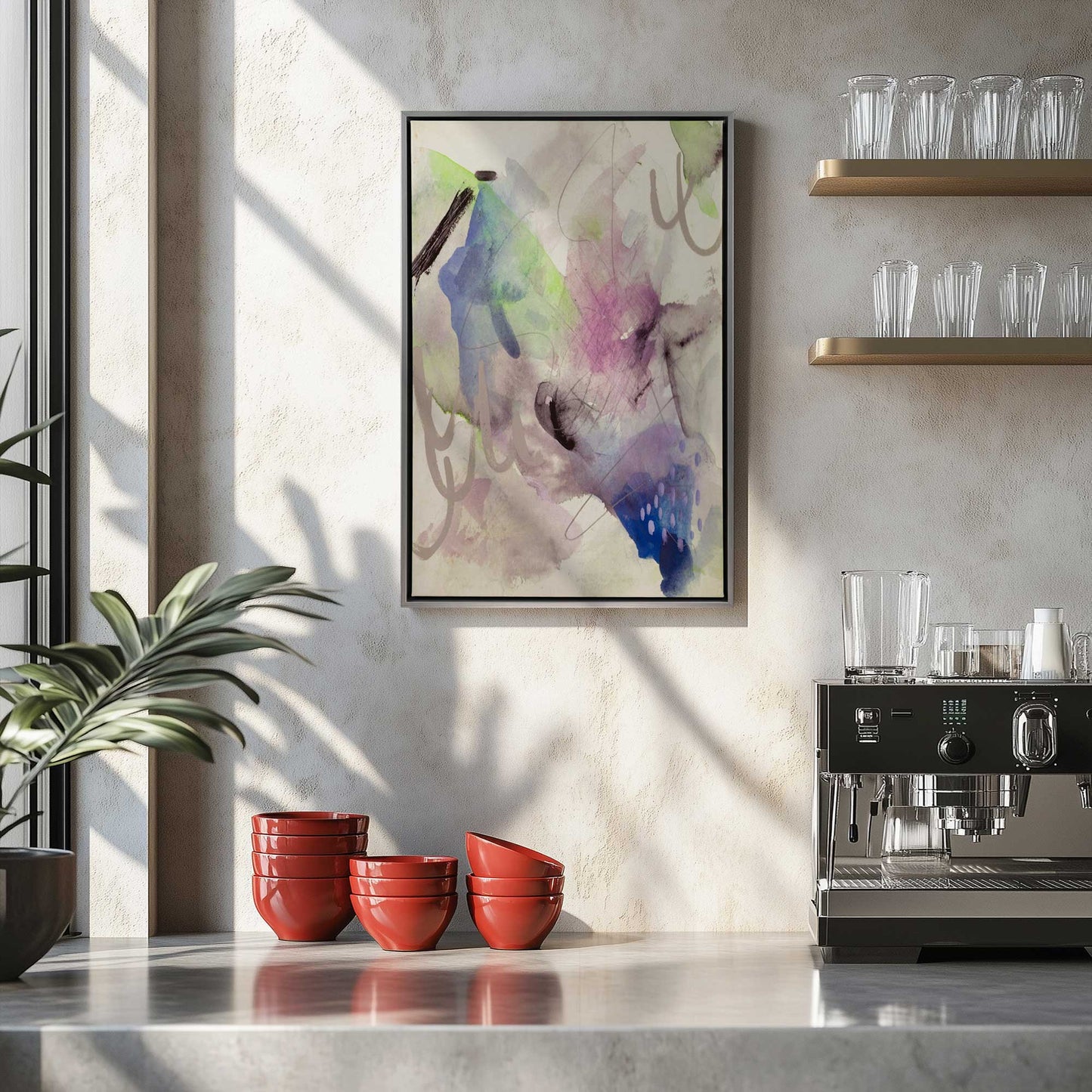 Picture of art in a room