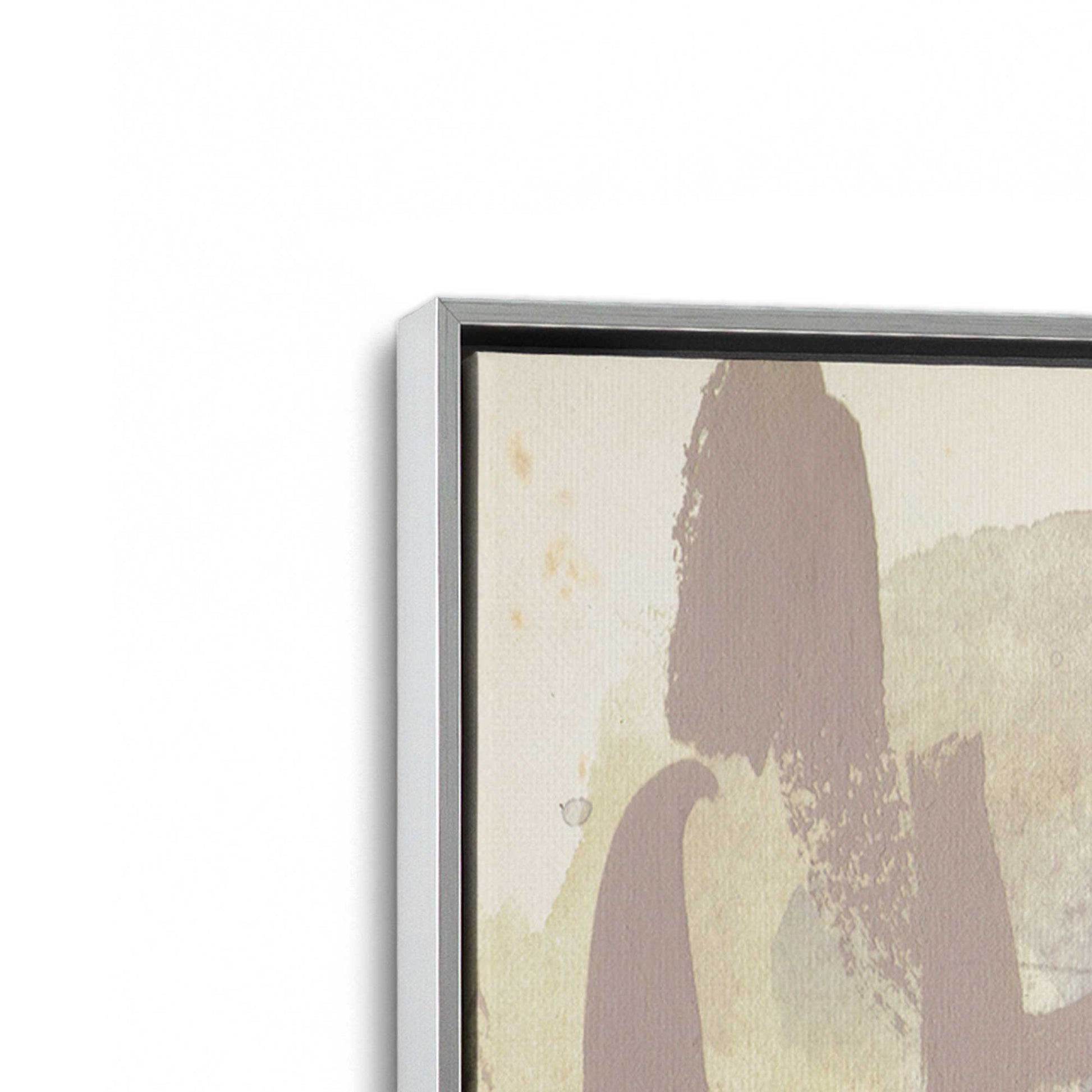 [Color:Polished Chrome], Picture of art in a Polished Chrome frame at an angle
