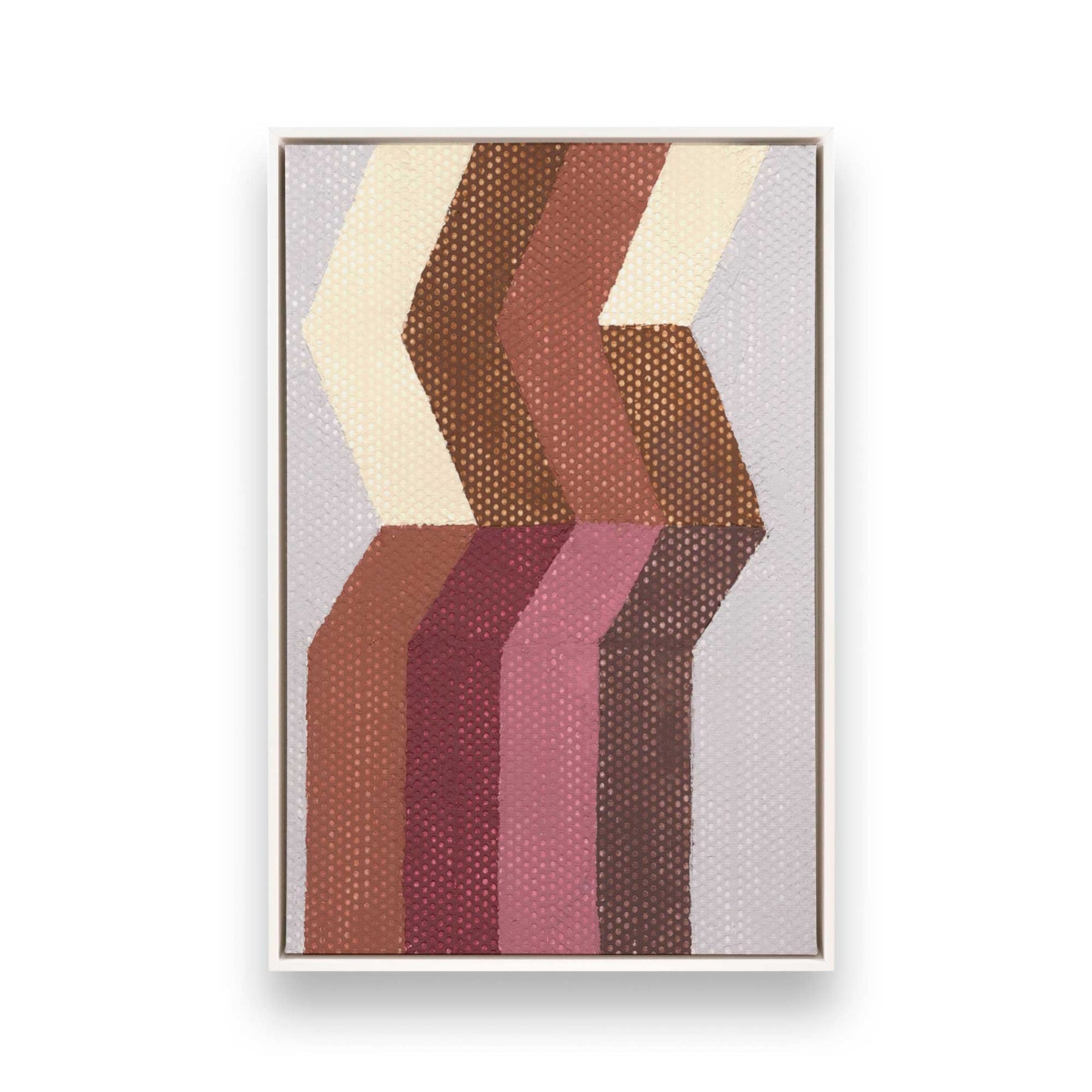 [Color:Opaque White], Picture of art in a White frame