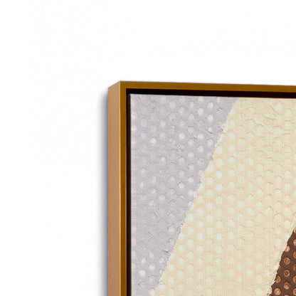 [Color:Polished Gold], Picture of art in a Polished Gold frame at an angle