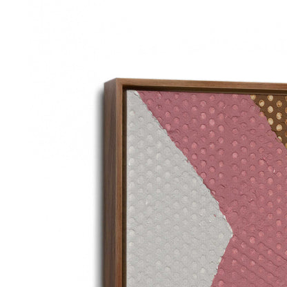 [Color:Walnut], Picture of art in a Walnut frame at an angle