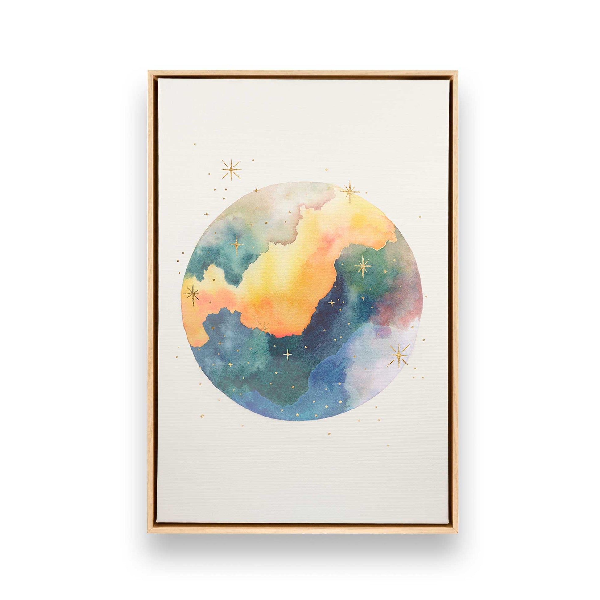 [Color:American Maple], Picture of art in a American Maple frame