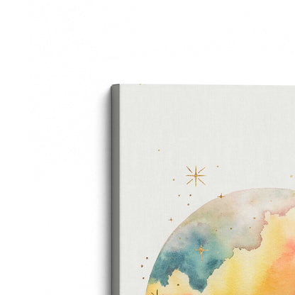 [Color:Stretched Canvas], Picture of the corner of the art