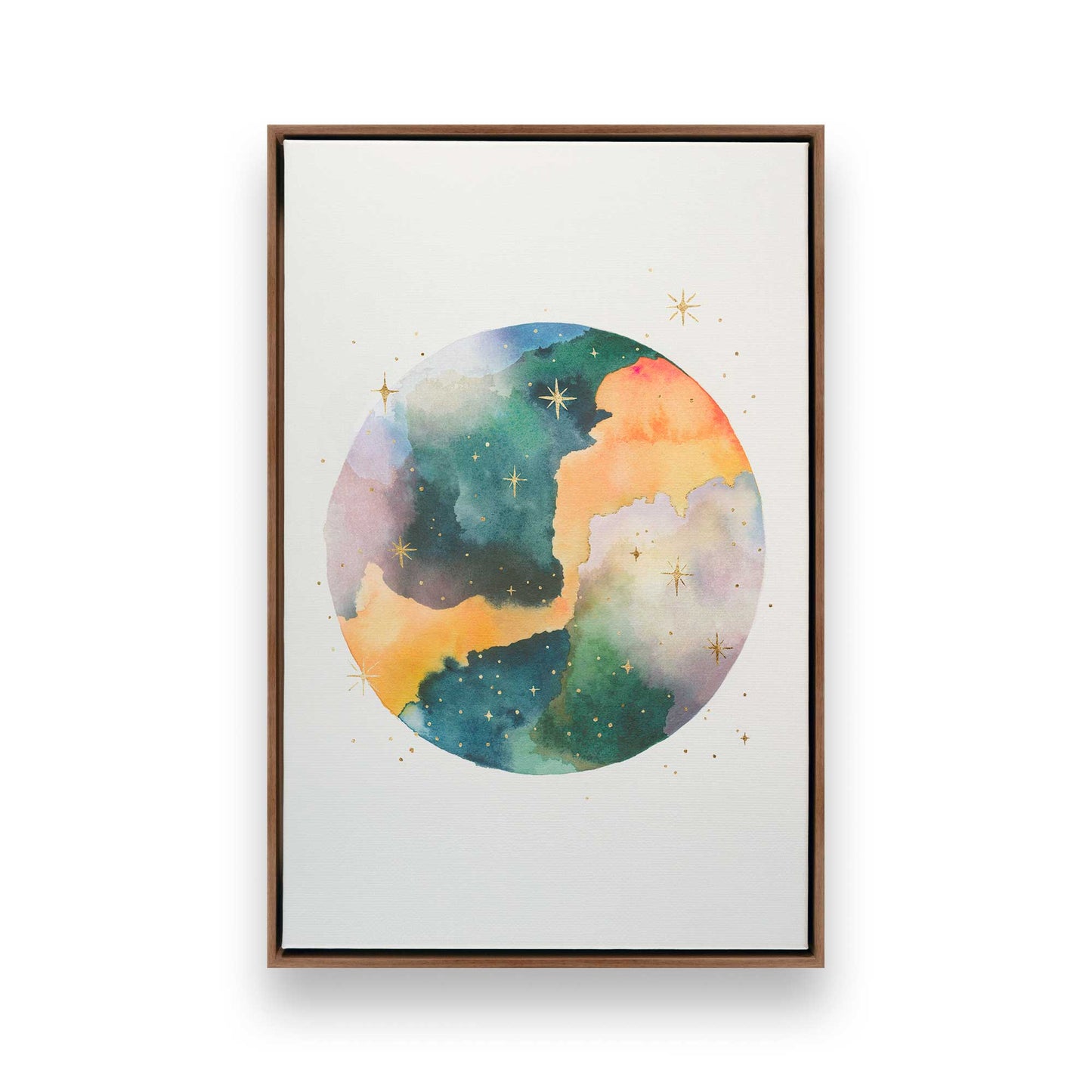 [Color:Walnut], Picture of art in a Walnut frame