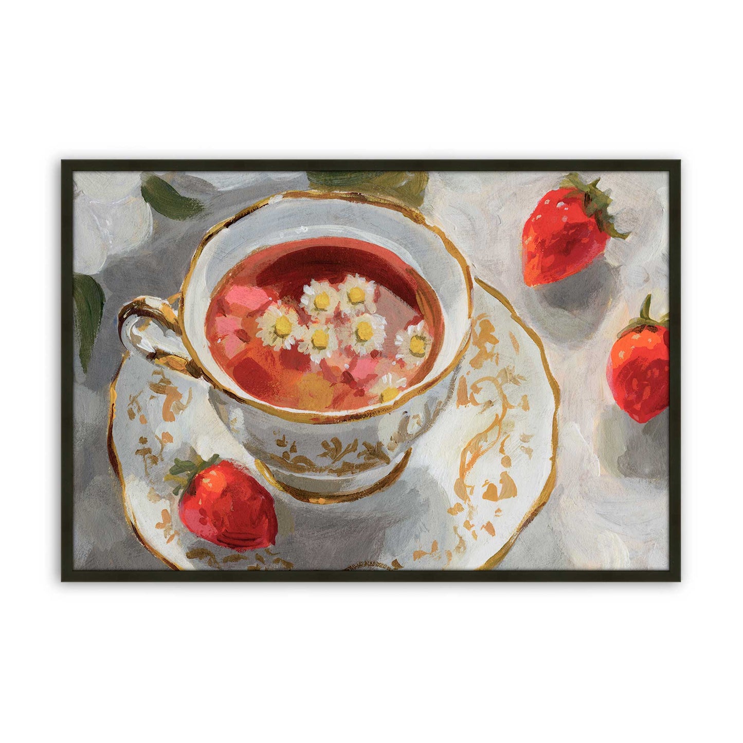 [Color:Satin Black], Picture of art in a Satin Black frame