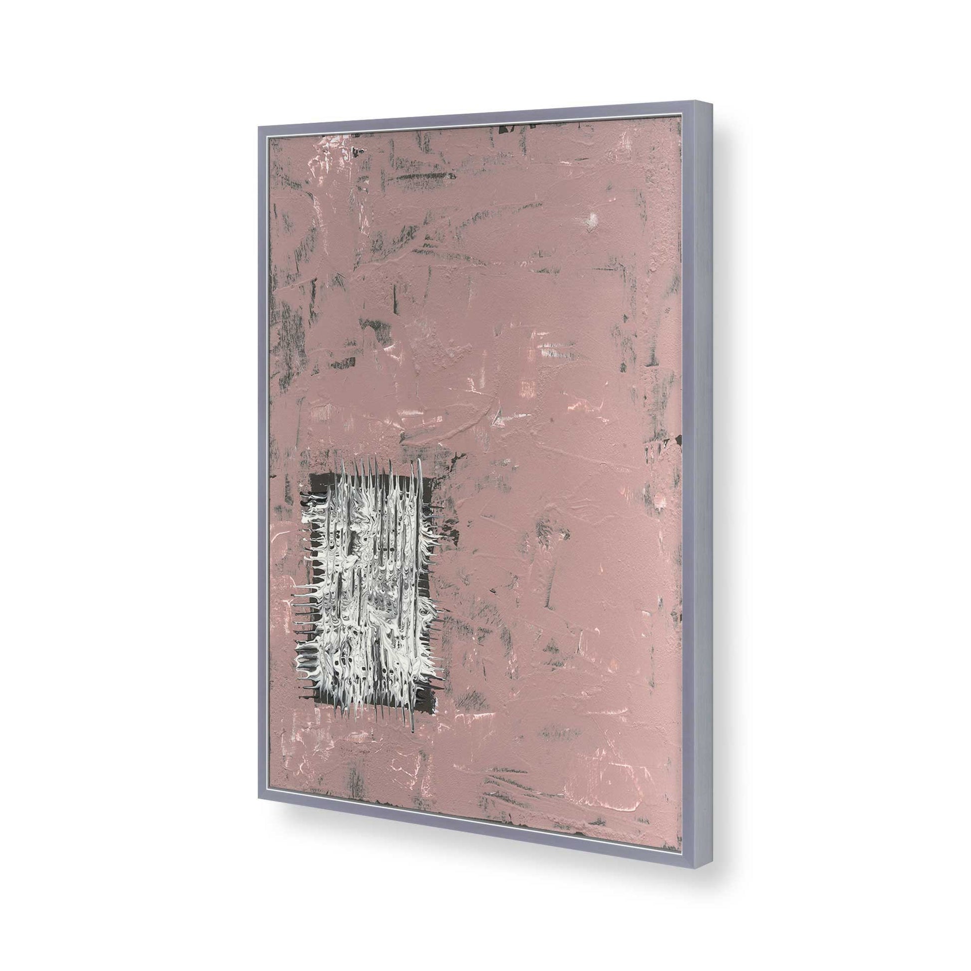 [Color:Polished Chrome], Picture of art in a Polished Chrome frame of the corner