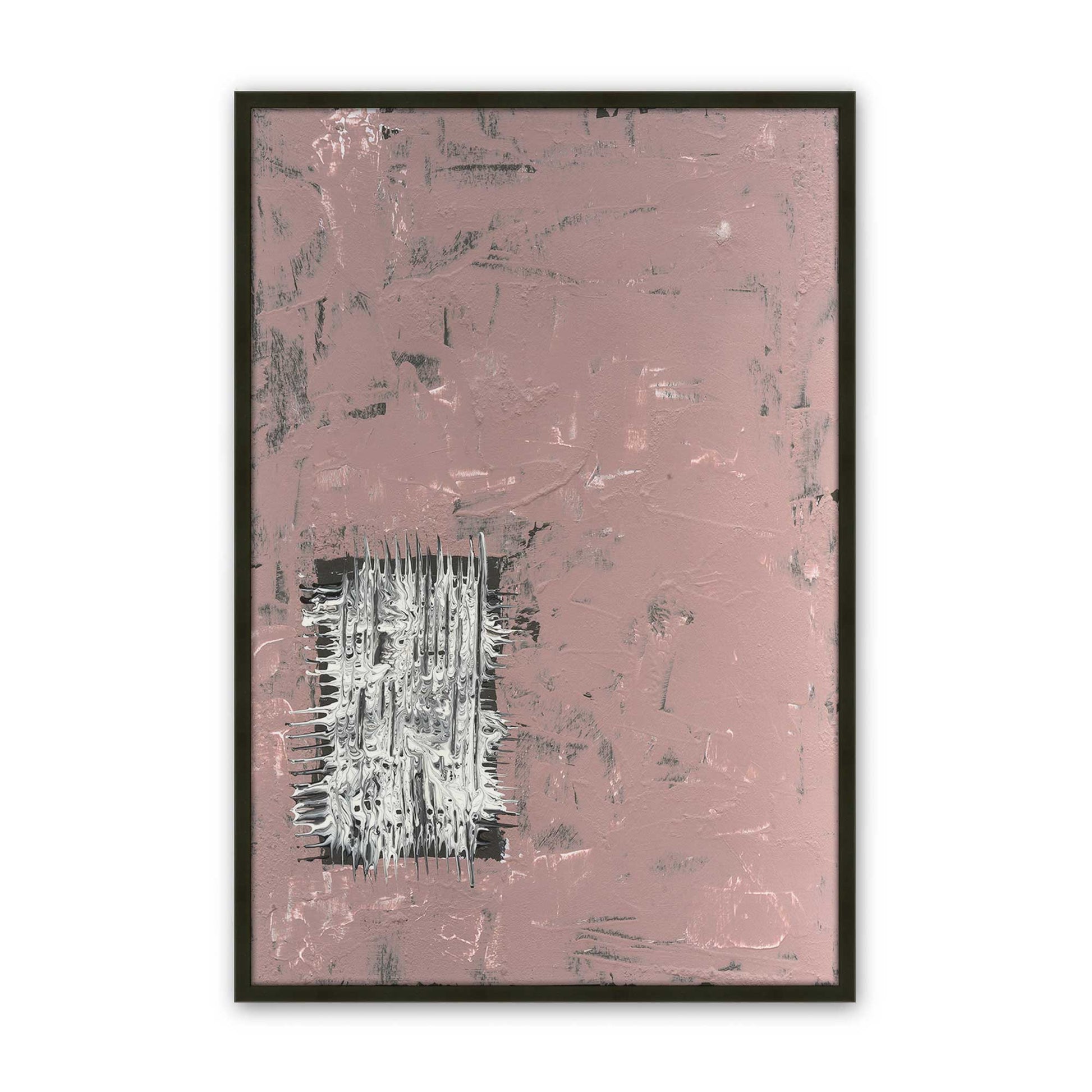 [Color:Satin Black], Picture of art in a Satin Black frame