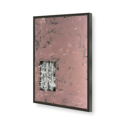 [Color:Satin Black], Picture of art in a Satin Black frame of the corner