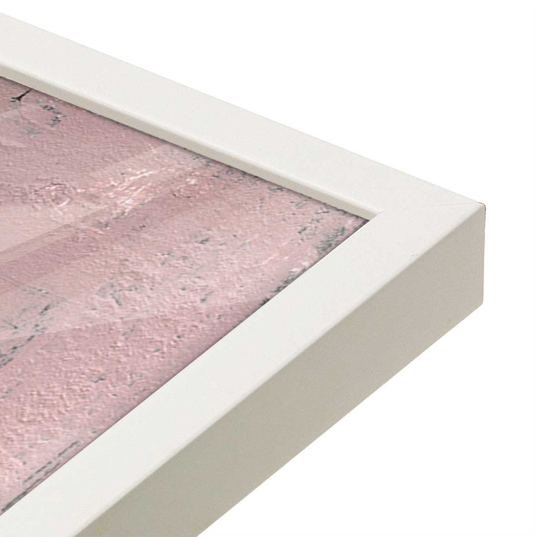 [Color:Opaque White], Picture of art in a Opaque White frame at an angle
