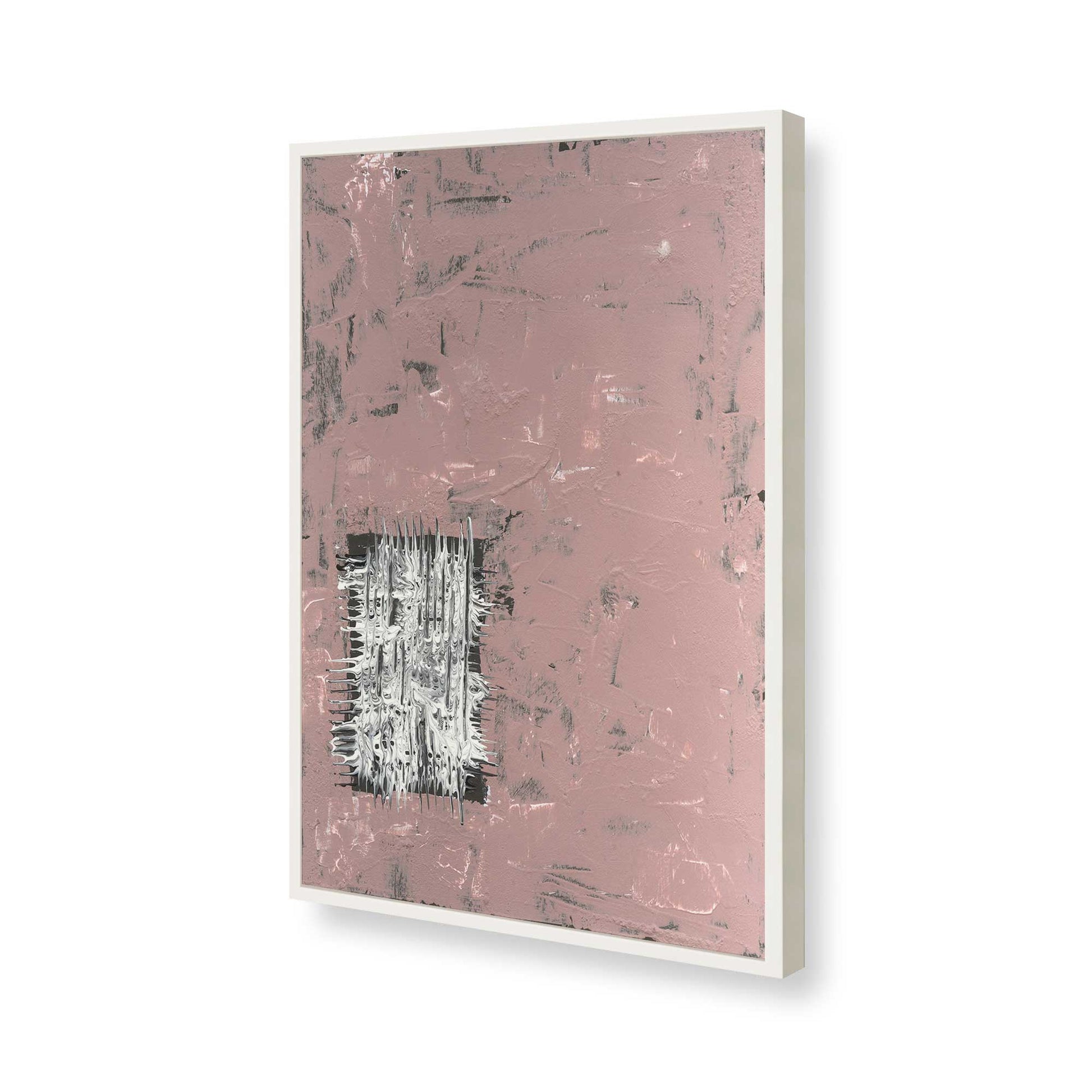 [Color:Opaque White], Picture of art in a Opaque White frame of the corner