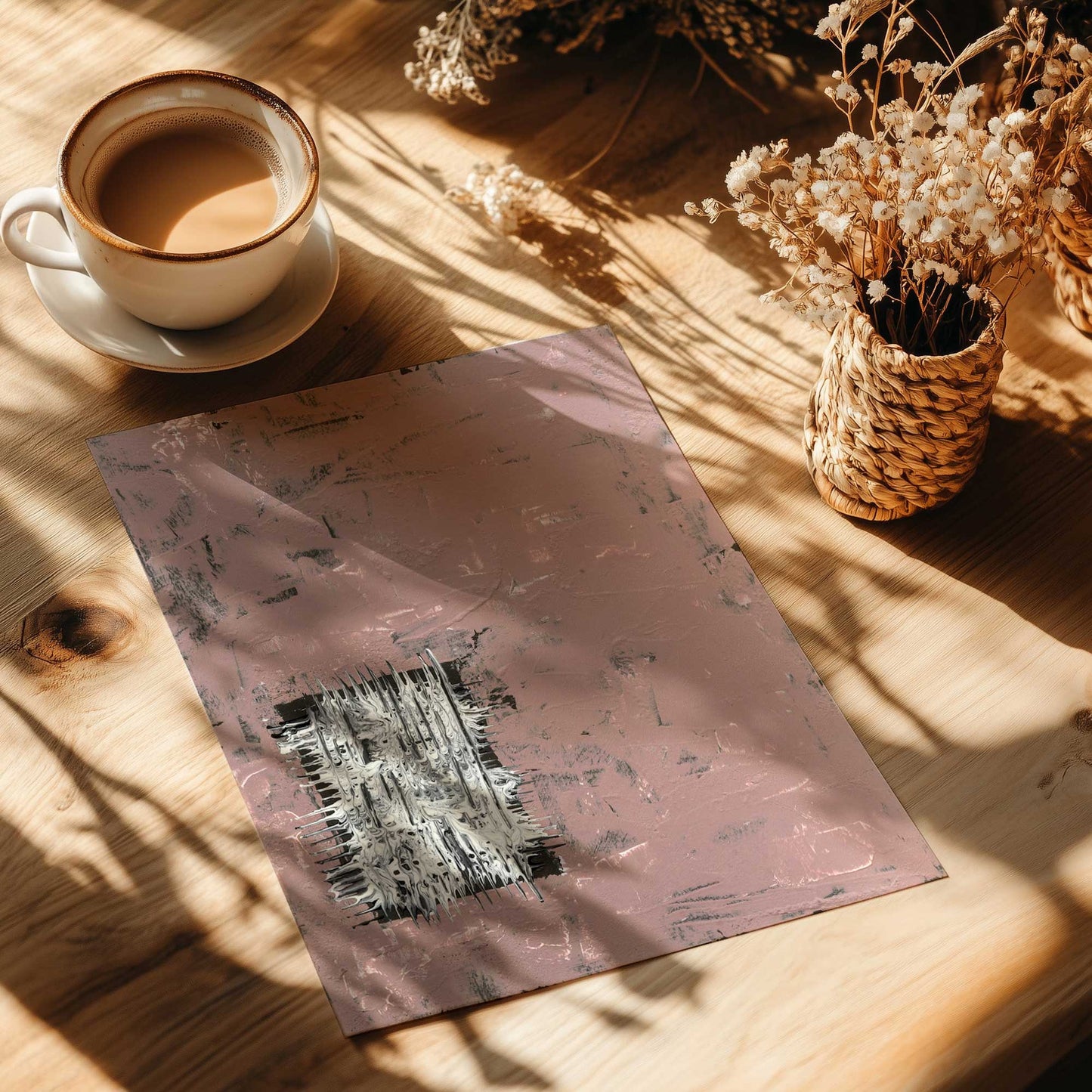 [Color:Rolled Print], Picture of close up of art