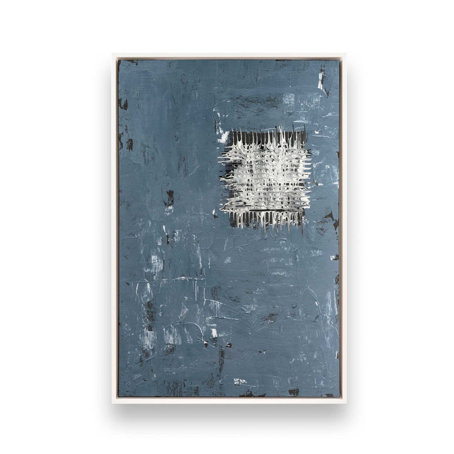 [Color:Opaque White], Picture of art in a White frame