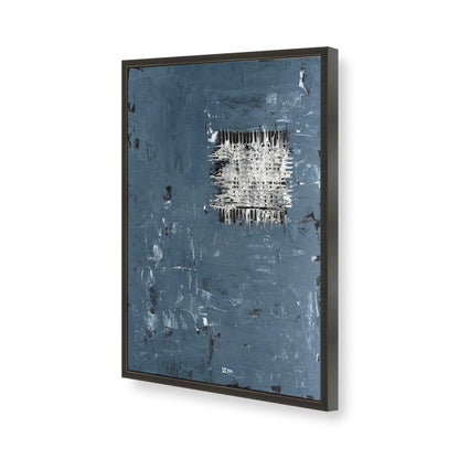 [Color:Satin Black], Picture of art in a Satin Black frame of the corner