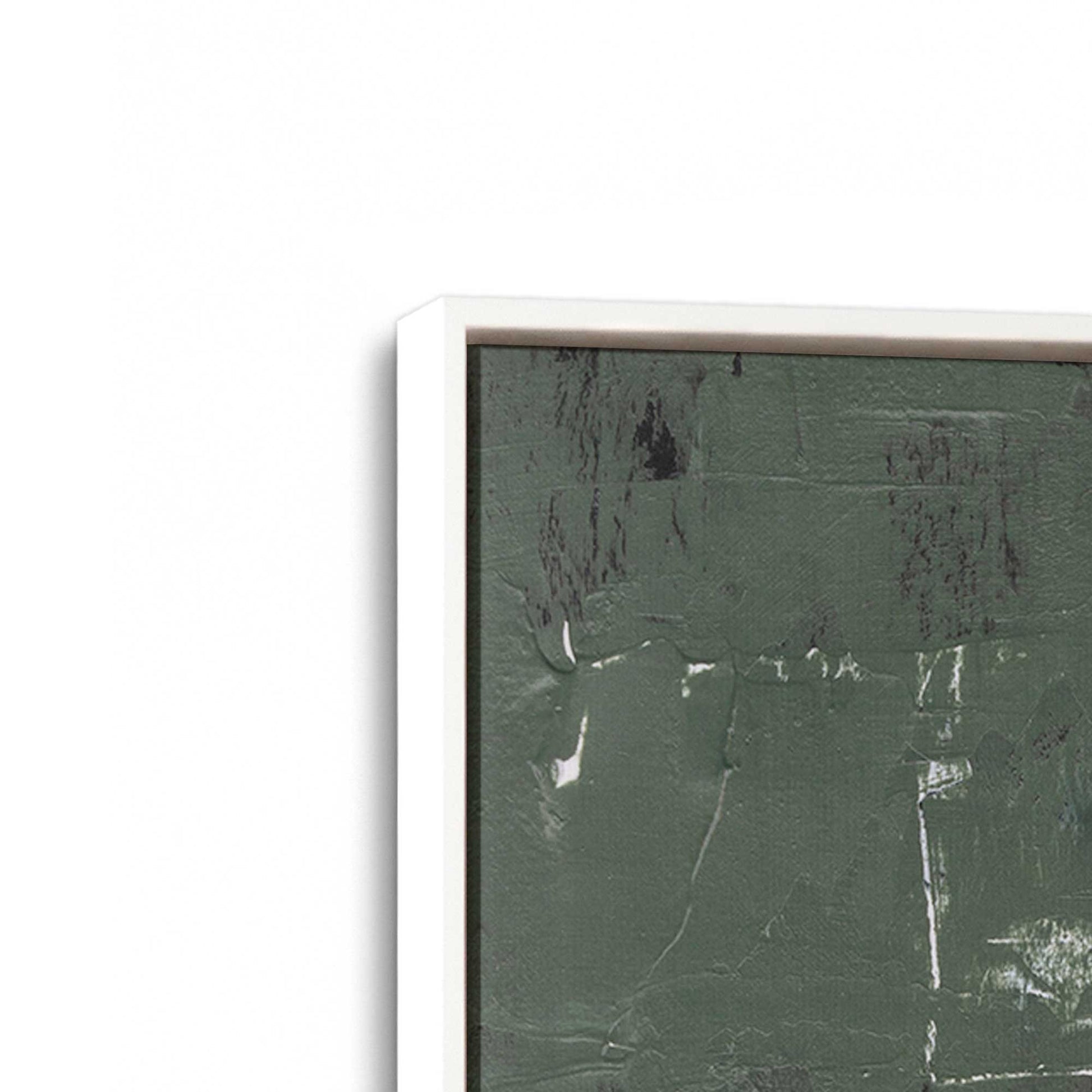[Color:Opaque White], Picture of art in a White frame at an angle