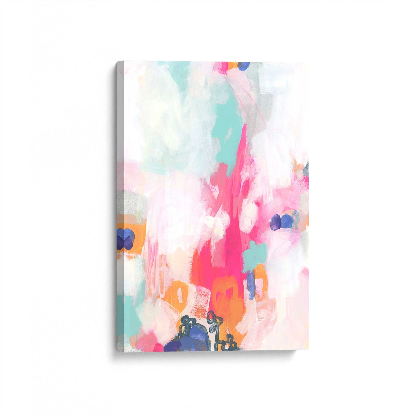 [Color:Stretched Canvas], Picture of art at an angle