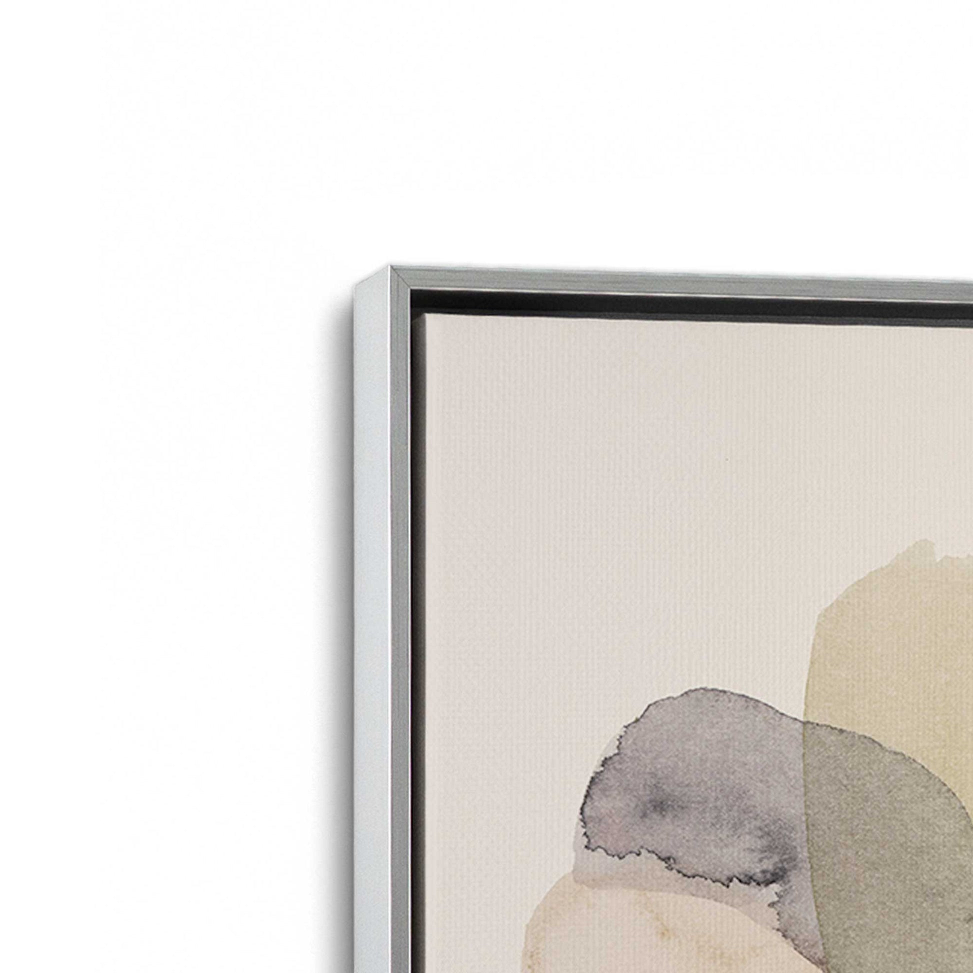 [Color:Polished Chrome], Picture of art in a Polished Chrome frame at an angle
