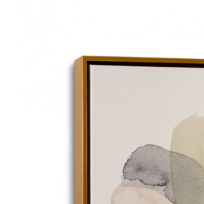 [Color:Polished Gold], Picture of art in a Polished Gold frame at an angle
