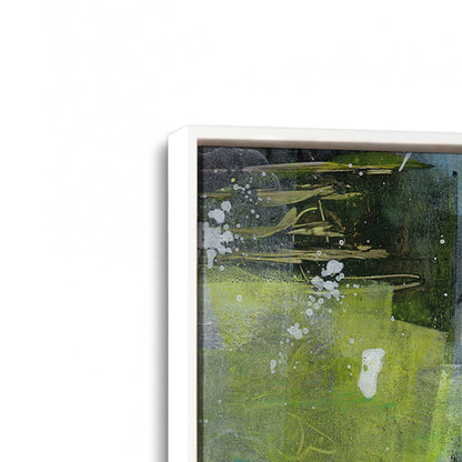 [Color:Opaque White], Picture of art in a White frame at an angle
