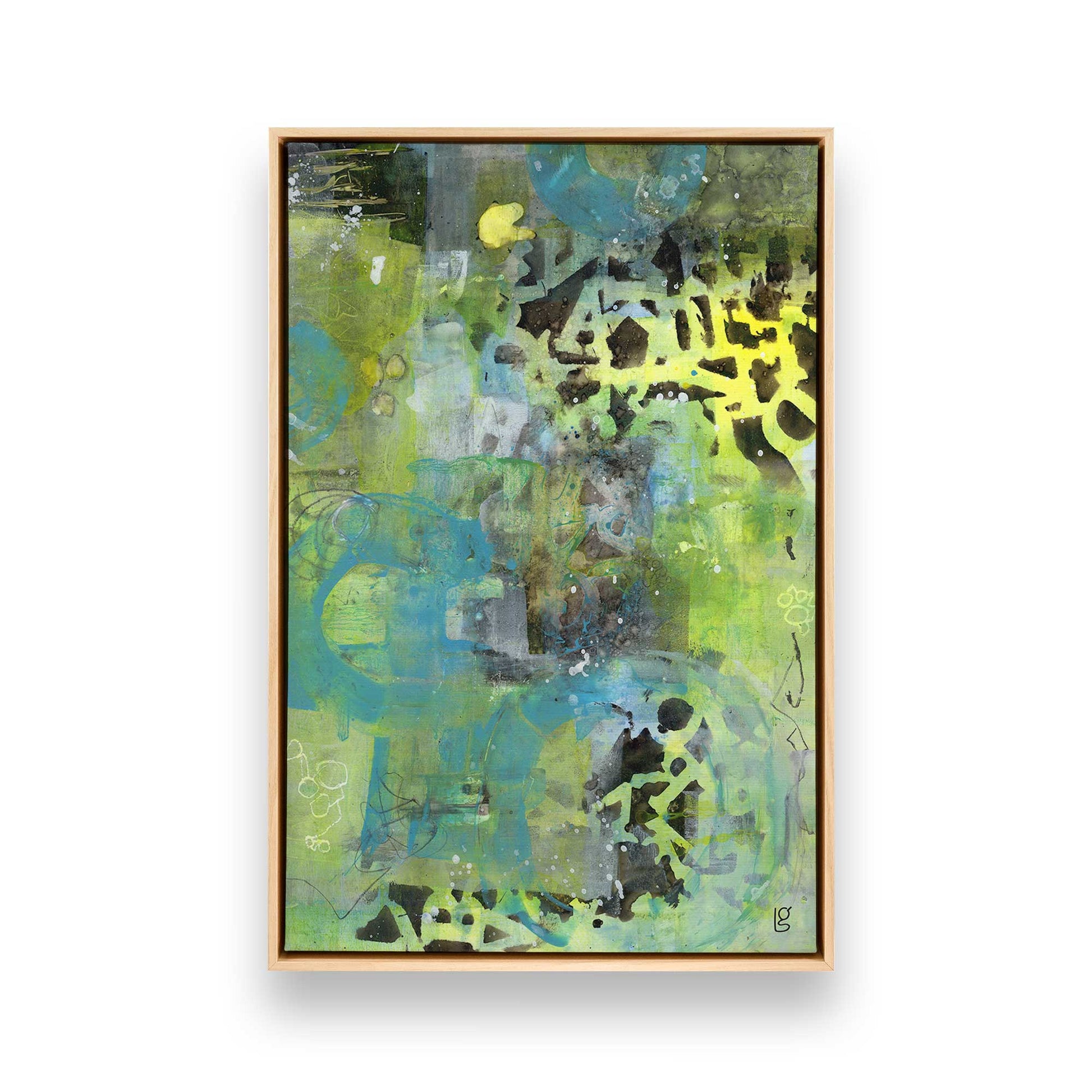 [Color:American Maple], Picture of art in a American Maple frame