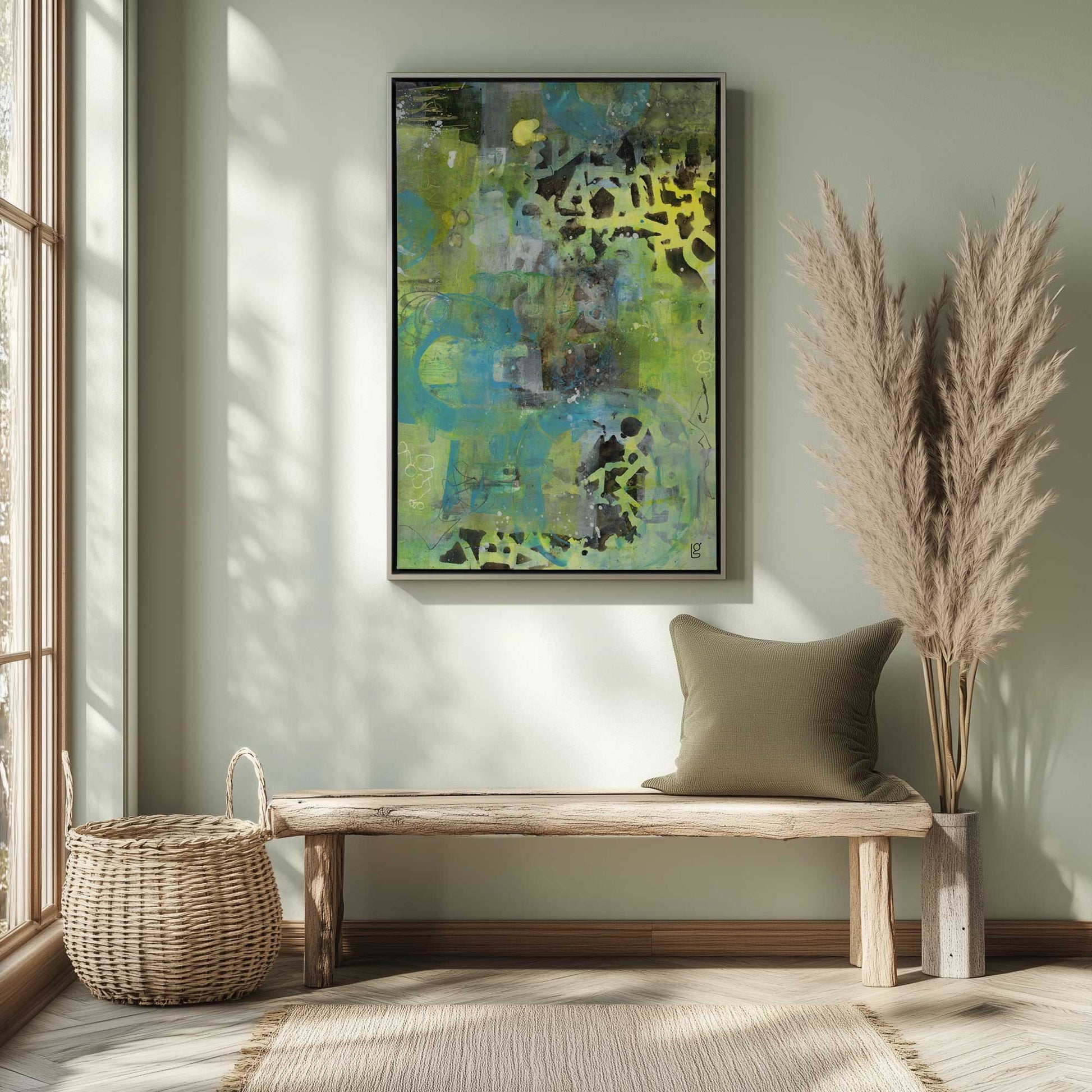 Picture of art in a room