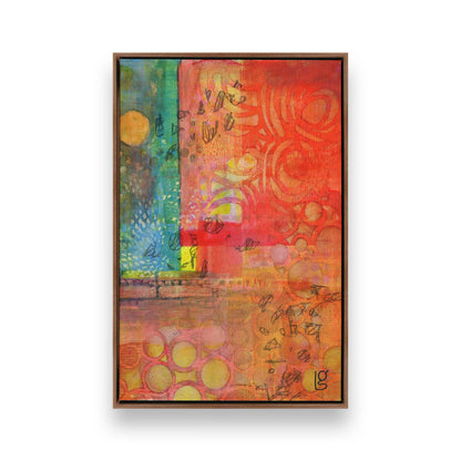 [Color:Walnut], Picture of art in a Walnut frame