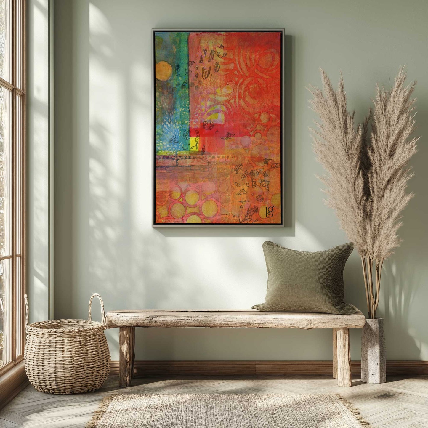 [LIFESTYLE],[SPECIAL],  Picture of art in a roo