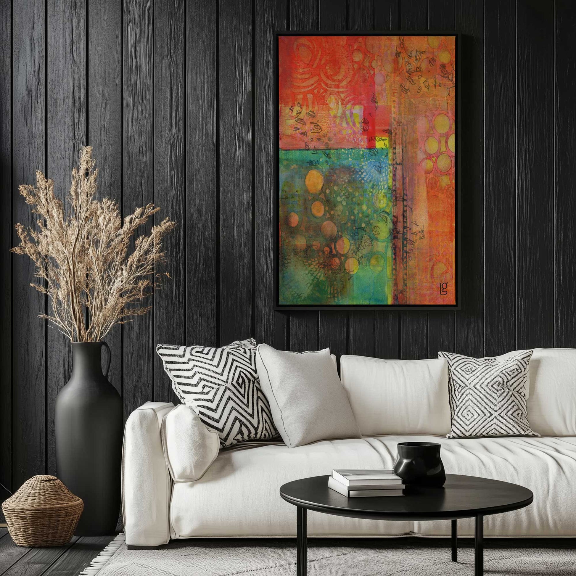 Picture of art in a room