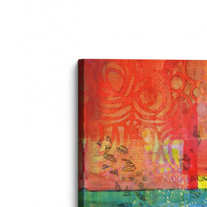 [Color:Stretched Canvas], Picture of the corner of the art