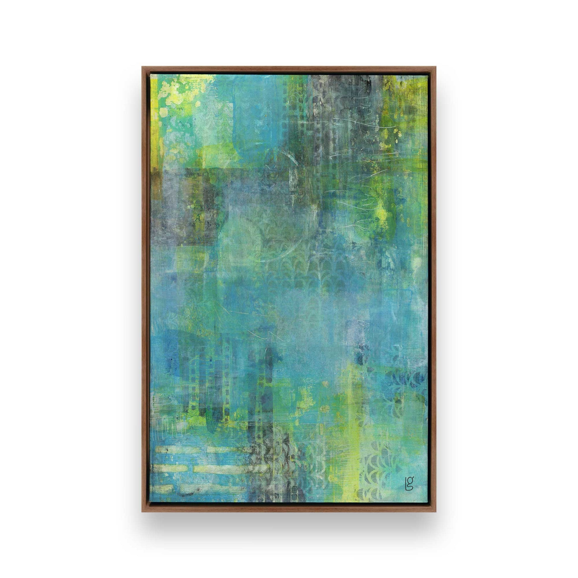 [Color:Walnut], Picture of art in a Walnut frame
