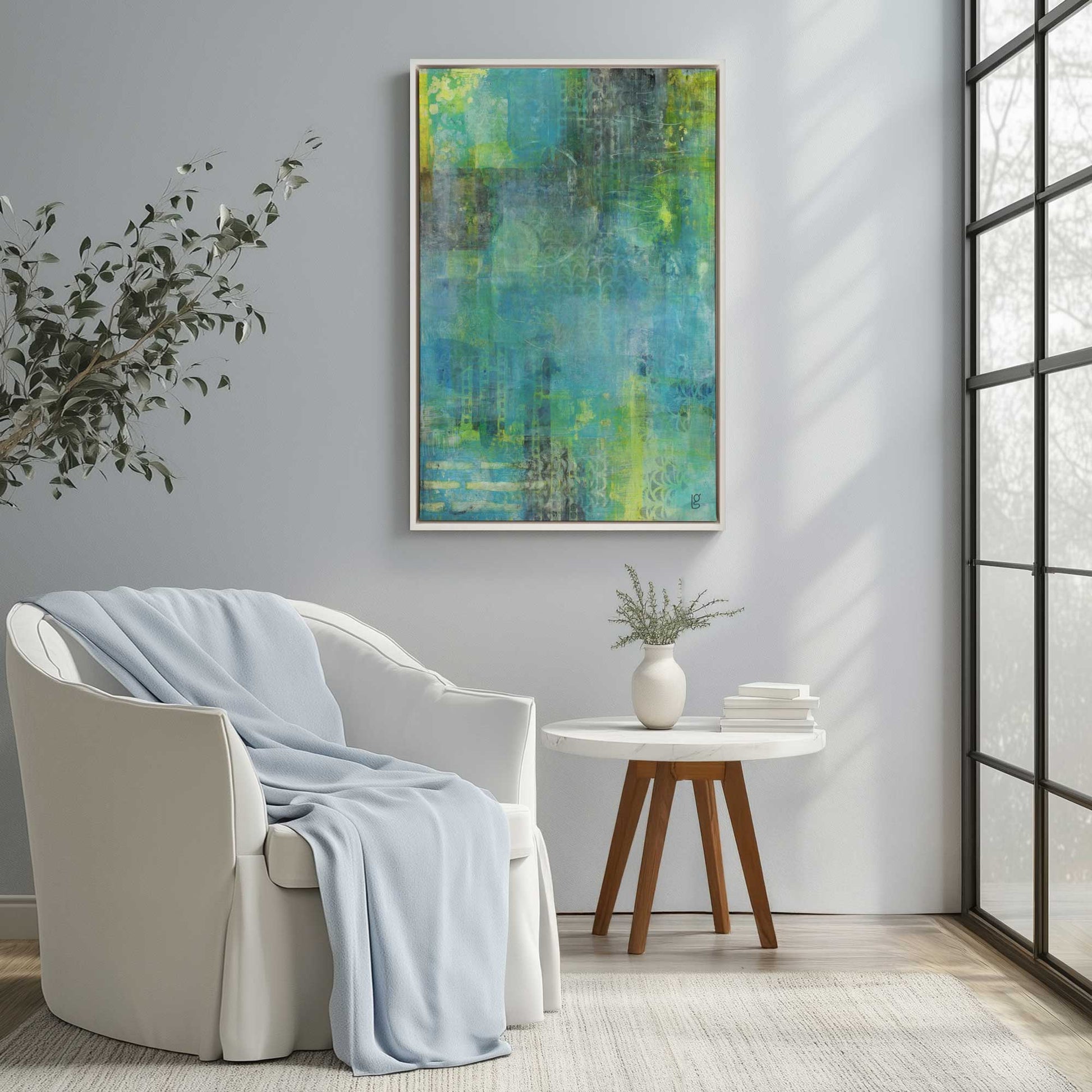 Picture of art in a room