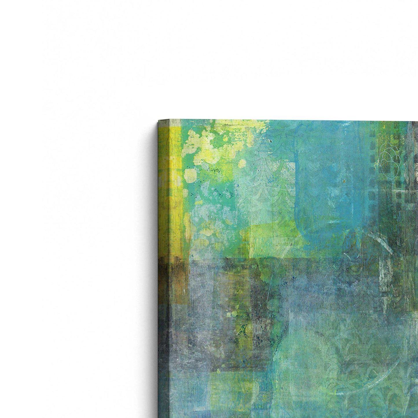 [Color:Stretched Canvas], Picture of the corner of the art