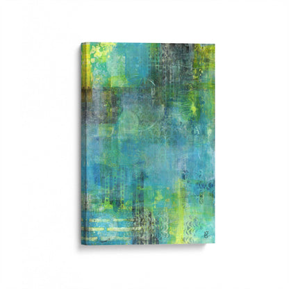 [Color:Stretched Canvas], Picture of art at an angle