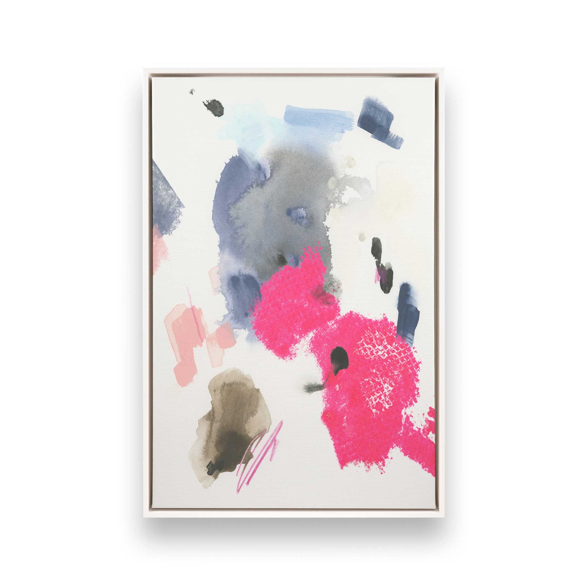 [Color:Opaque White], Picture of art in a White frame