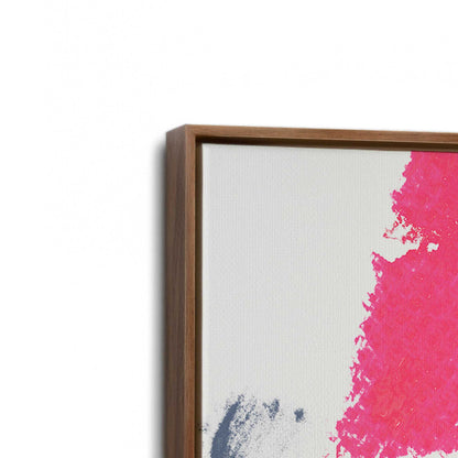 [Color:Walnut], Picture of art in a Walnut frame at an angle