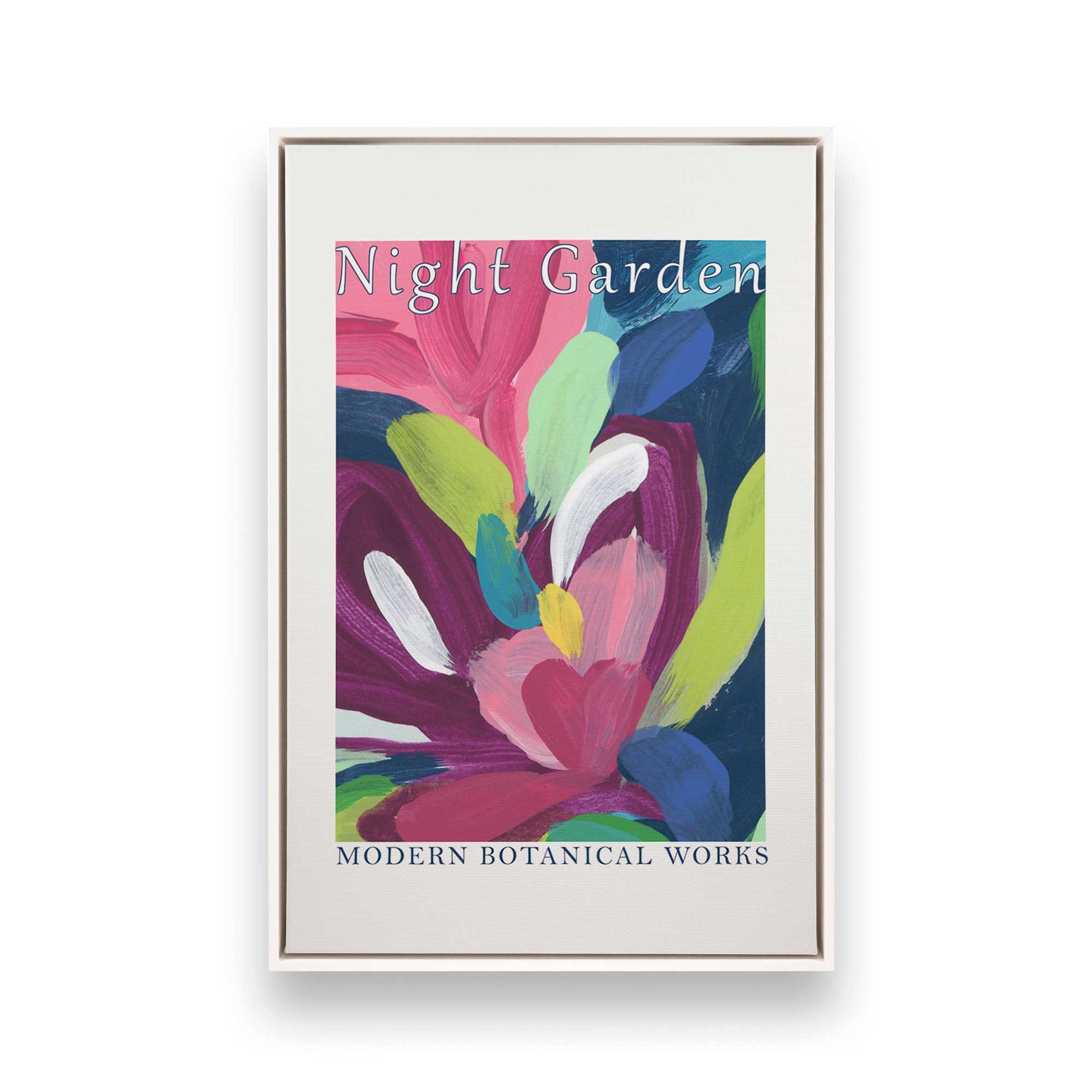 [Color:Opaque White], Picture of art in a White frame