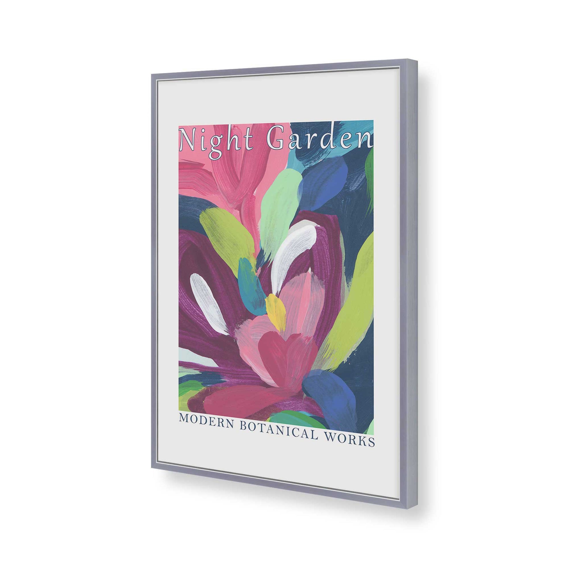 [Color:Polished Chrome], Picture of art in a Polished Chrome frame of the corner