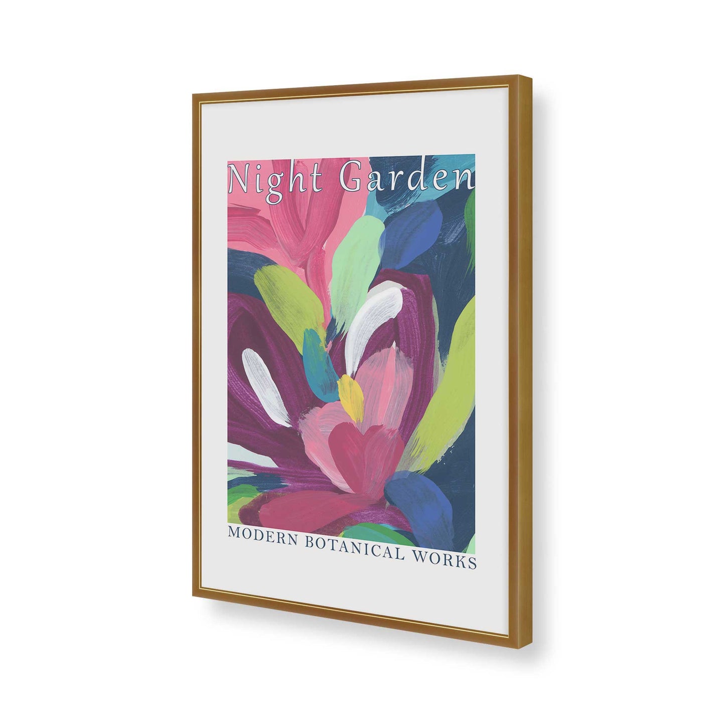 [Color:Polished Gold], Picture of art in a Polished Gold frame of the corner