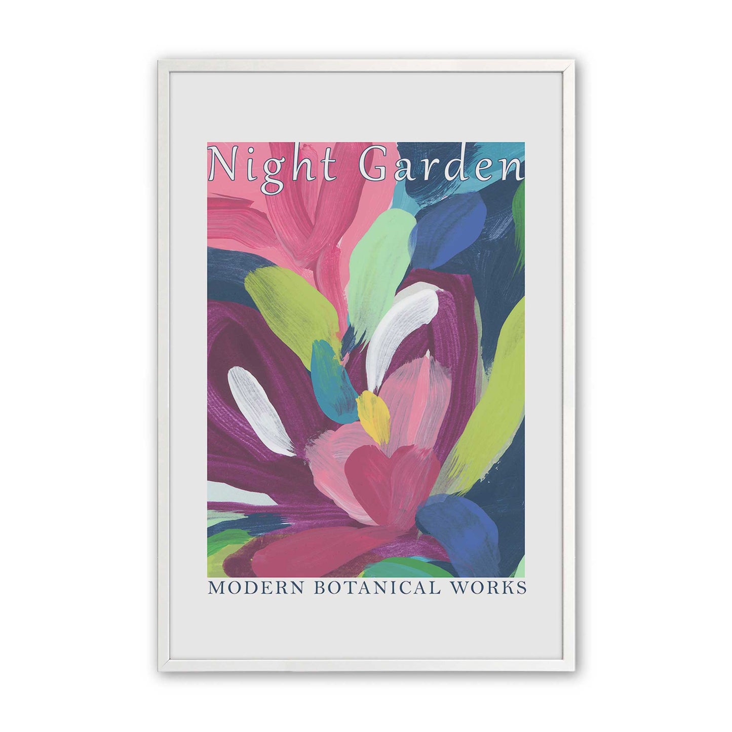 [Color:Opaque White], Picture of art in a Opaque White frame