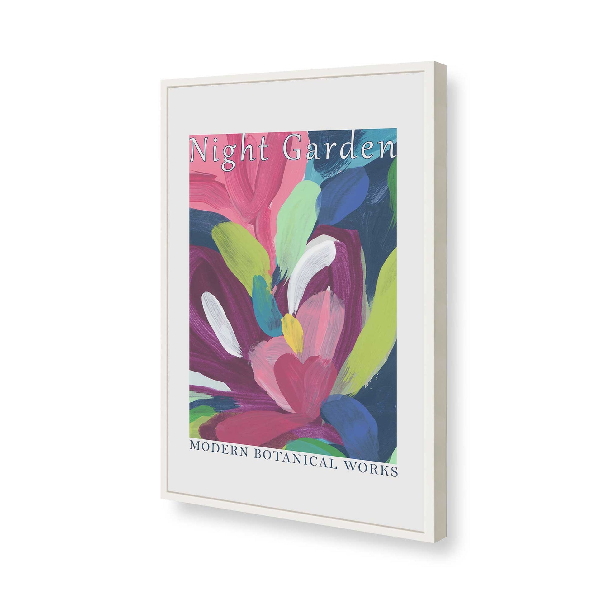 [Color:Opaque White], Picture of art in a Opaque White frame of the corner