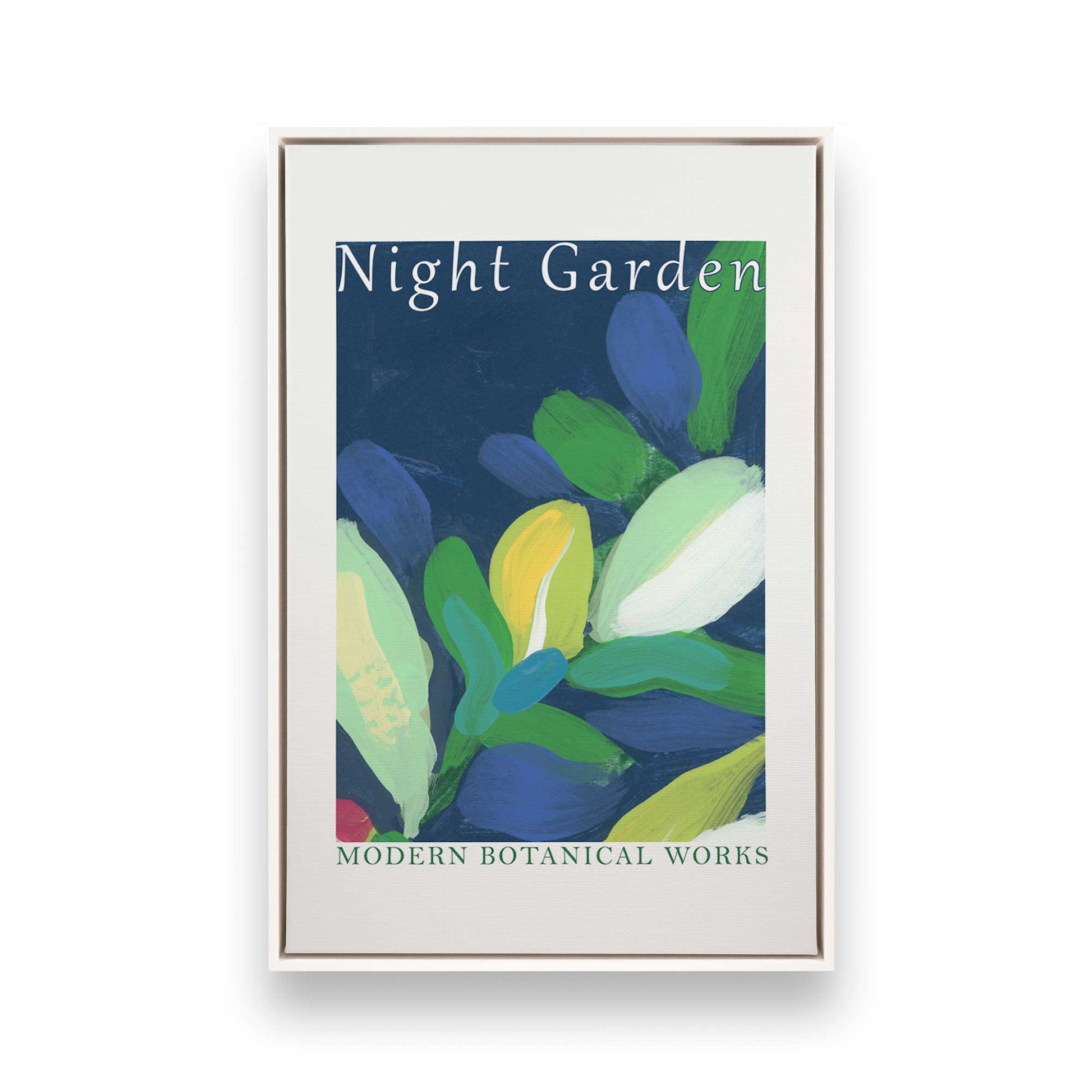 [Color:Opaque White], Picture of art in a White frame