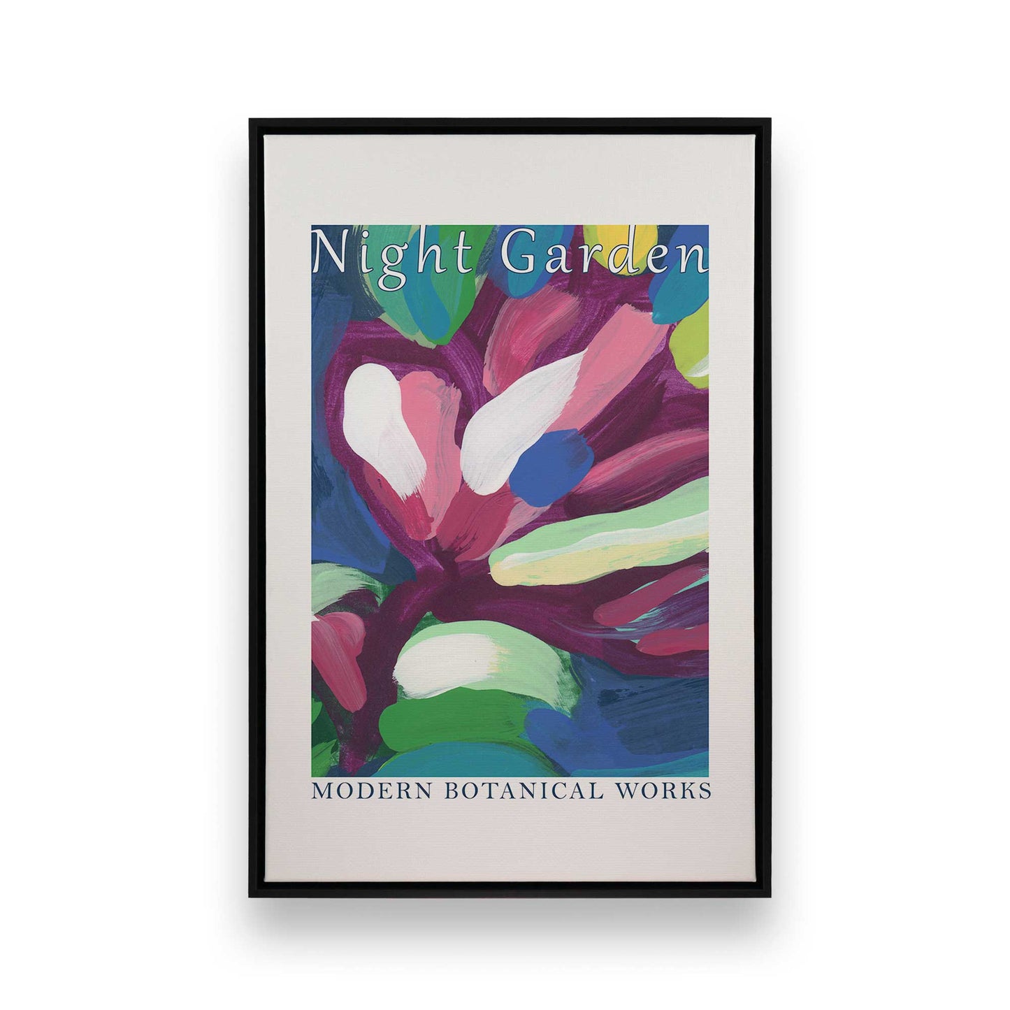 [Color:Satin Black], Picture of art in a Satin Black frame