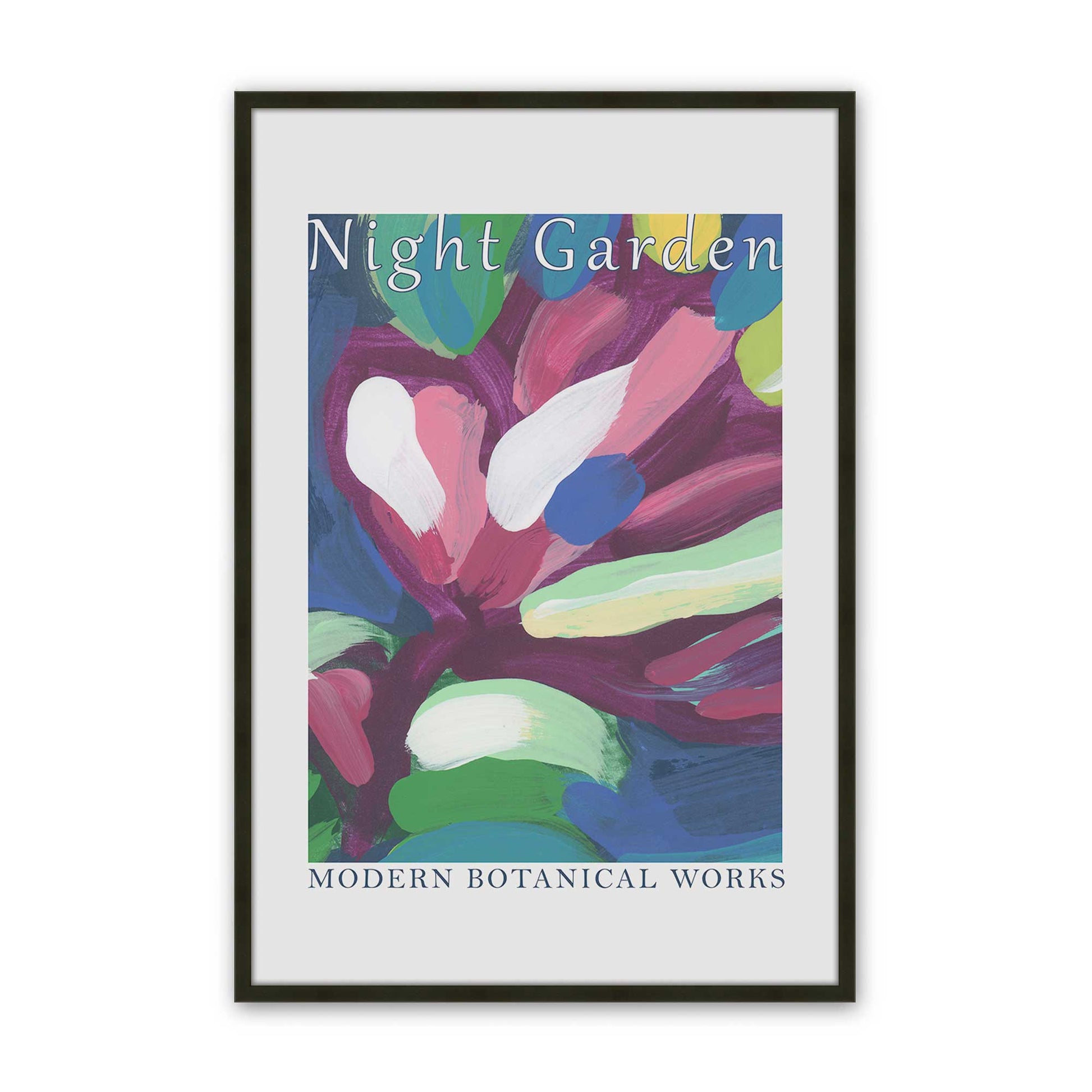 [Color:Satin Black], Picture of art in a Satin Black frame
