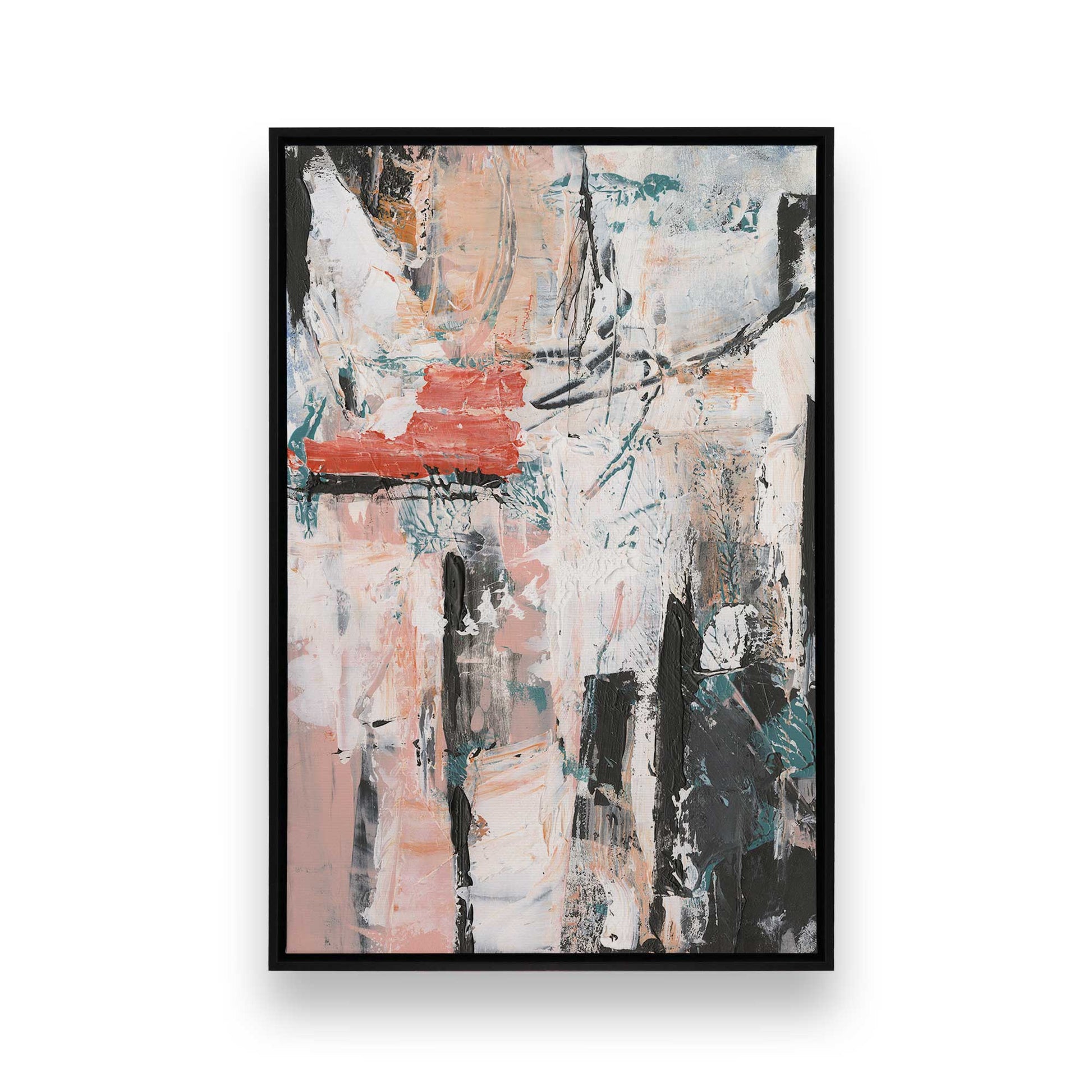 [Color:Satin Black], Picture of art in a Satin Black frame