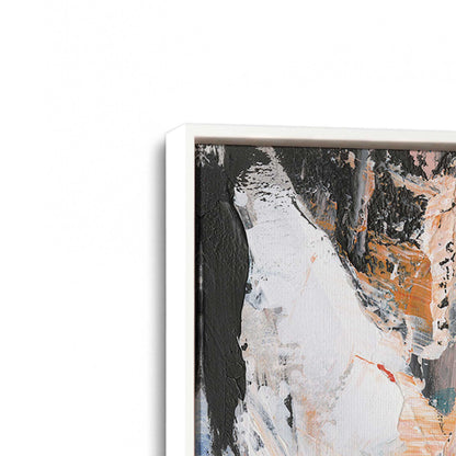 [Color:Opaque White], Picture of art in a White frame at an angle